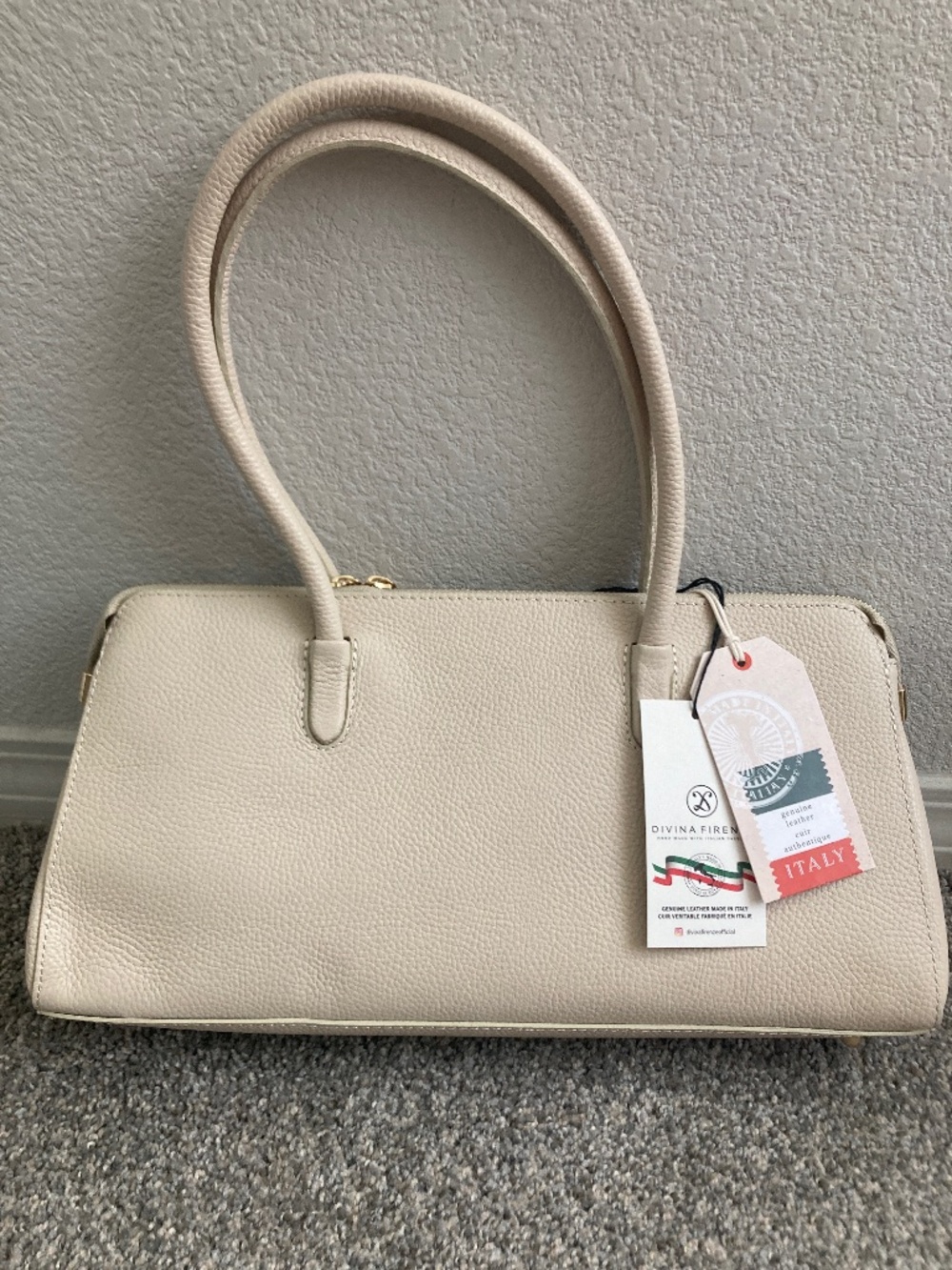 East west satchel purse